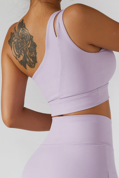 One Shoulder Sports Bra