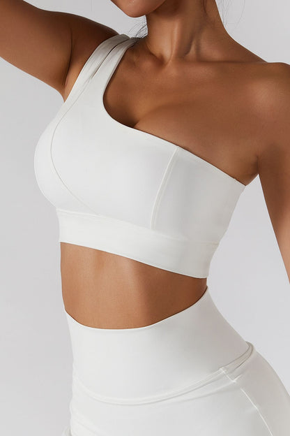 One Shoulder Sports Bra