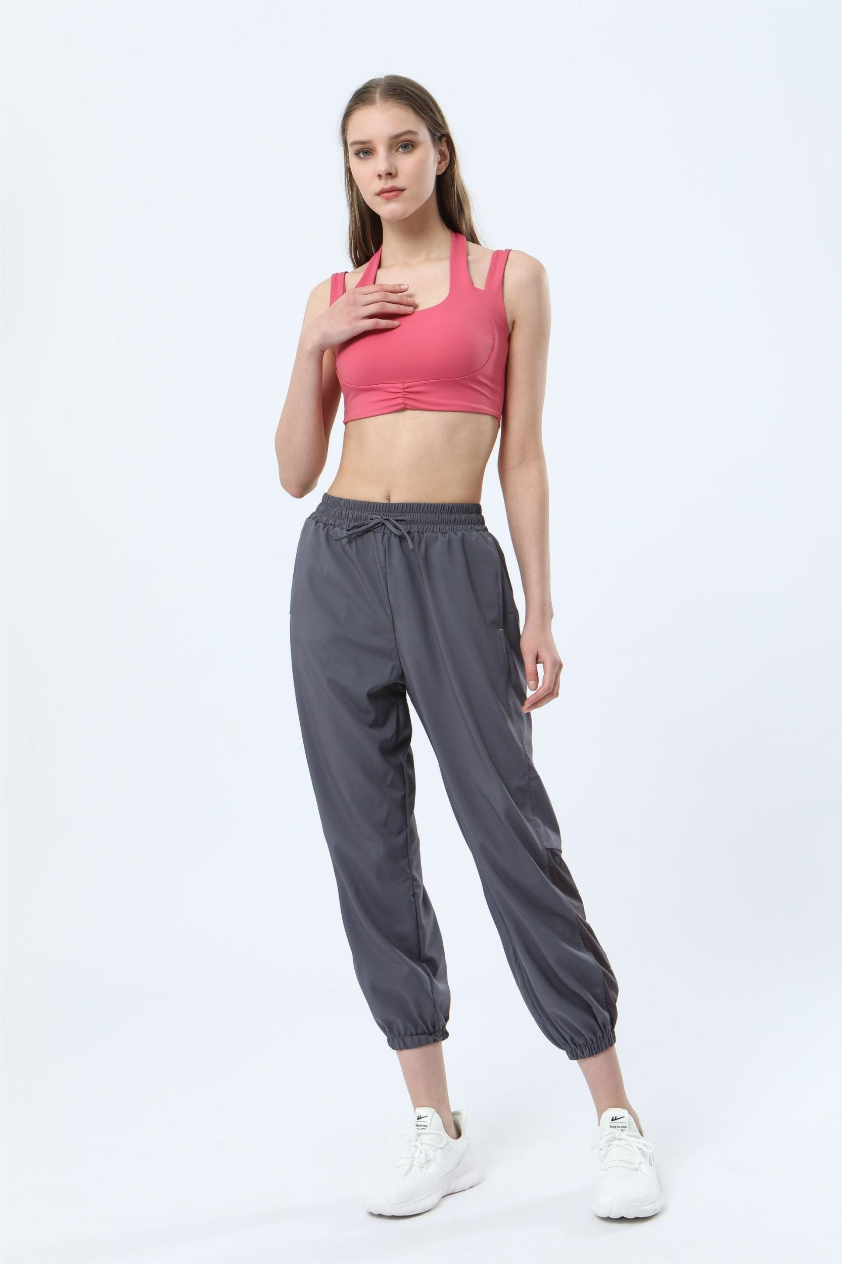 Mesh Panel Jogger Pants - Breathable &amp; Comfortable Fit