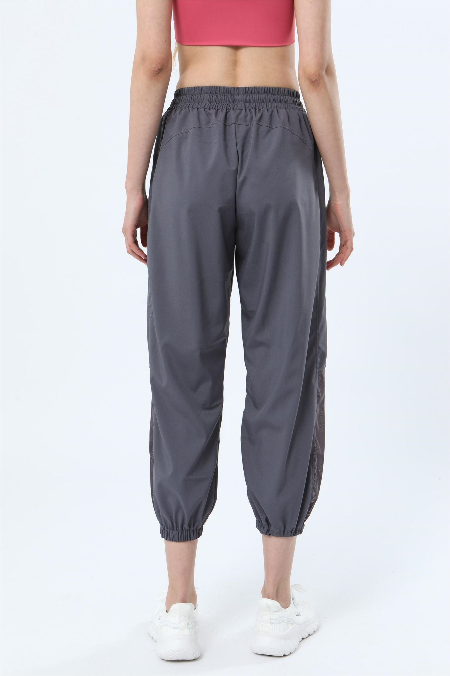 Mesh Panel Jogger Pants - Breathable &amp; Comfortable Fit