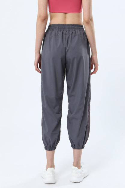 Mesh Panel Jogger Pants - Breathable &amp; Comfortable Fit