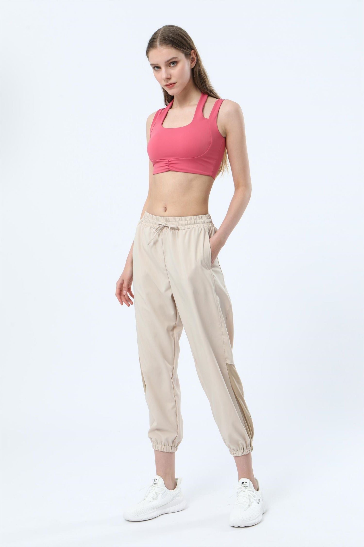 Mesh Panel Jogger Pants - Breathable &amp; Comfortable Fit