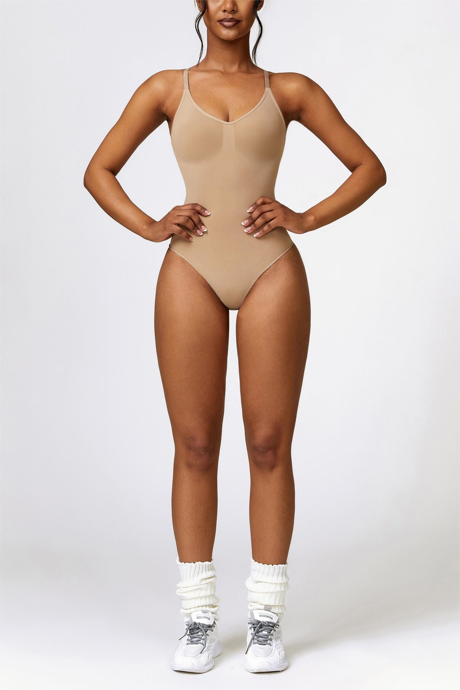 Scoop Neck Spaghetti Straps Shapewear Bodysuit | Comfort &amp; Style