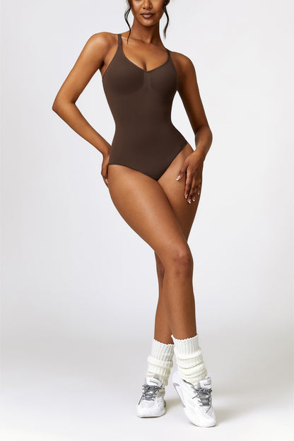 Scoop Neck Spaghetti Straps Shapewear Bodysuit | Comfort &amp; Style