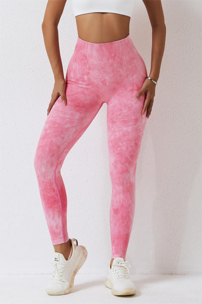 Seamless Tie Dye Scrunch Leggings - Embrace Your Bold Side