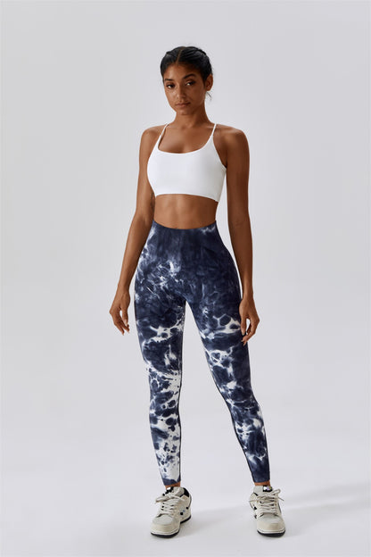 Seamless Tie Dye Scrunch Leggings - Embrace Your Bold Side