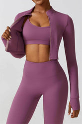 Crop Long Sleeve Jacket