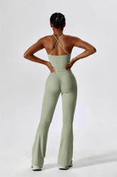 Square Neck Crossover Strap Tank Top