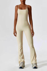 Square Neck Crossover Strap Tank Top