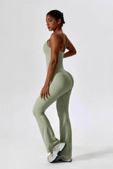 Square Neck Crossover Strap Tank Top