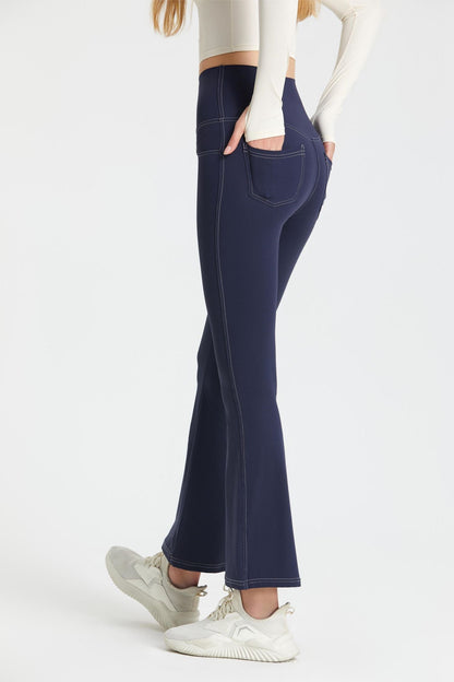 Stretch Denim Flared Leggings - Both Style and Function