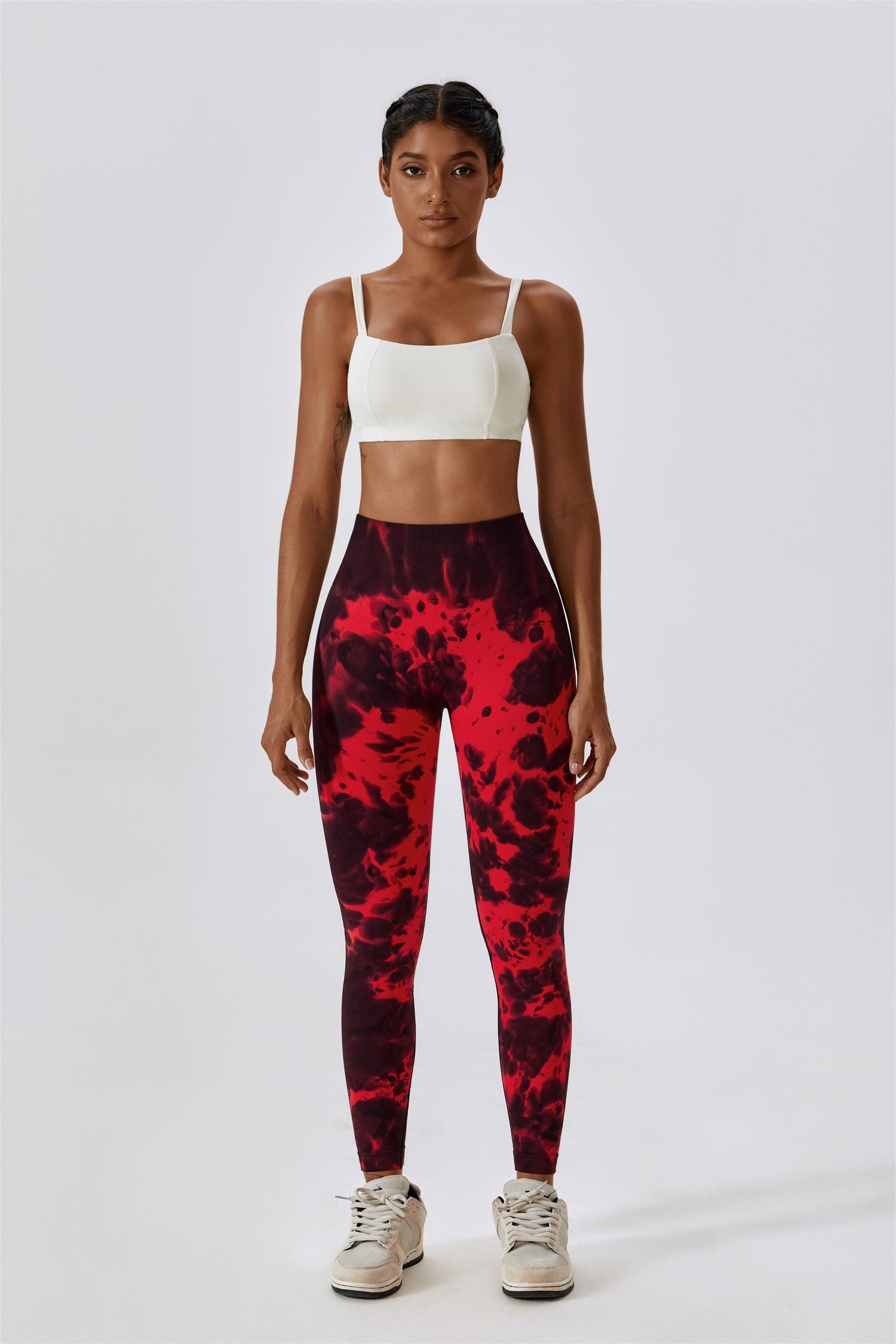 Tie Dye Seamless High-Rise Scrunch Leggings – Stylish &amp; Supportive