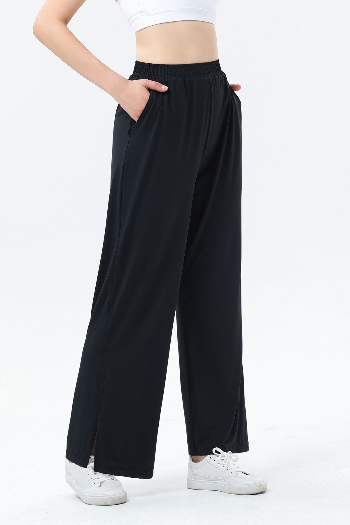 UV Protection Wide-Leg Pants