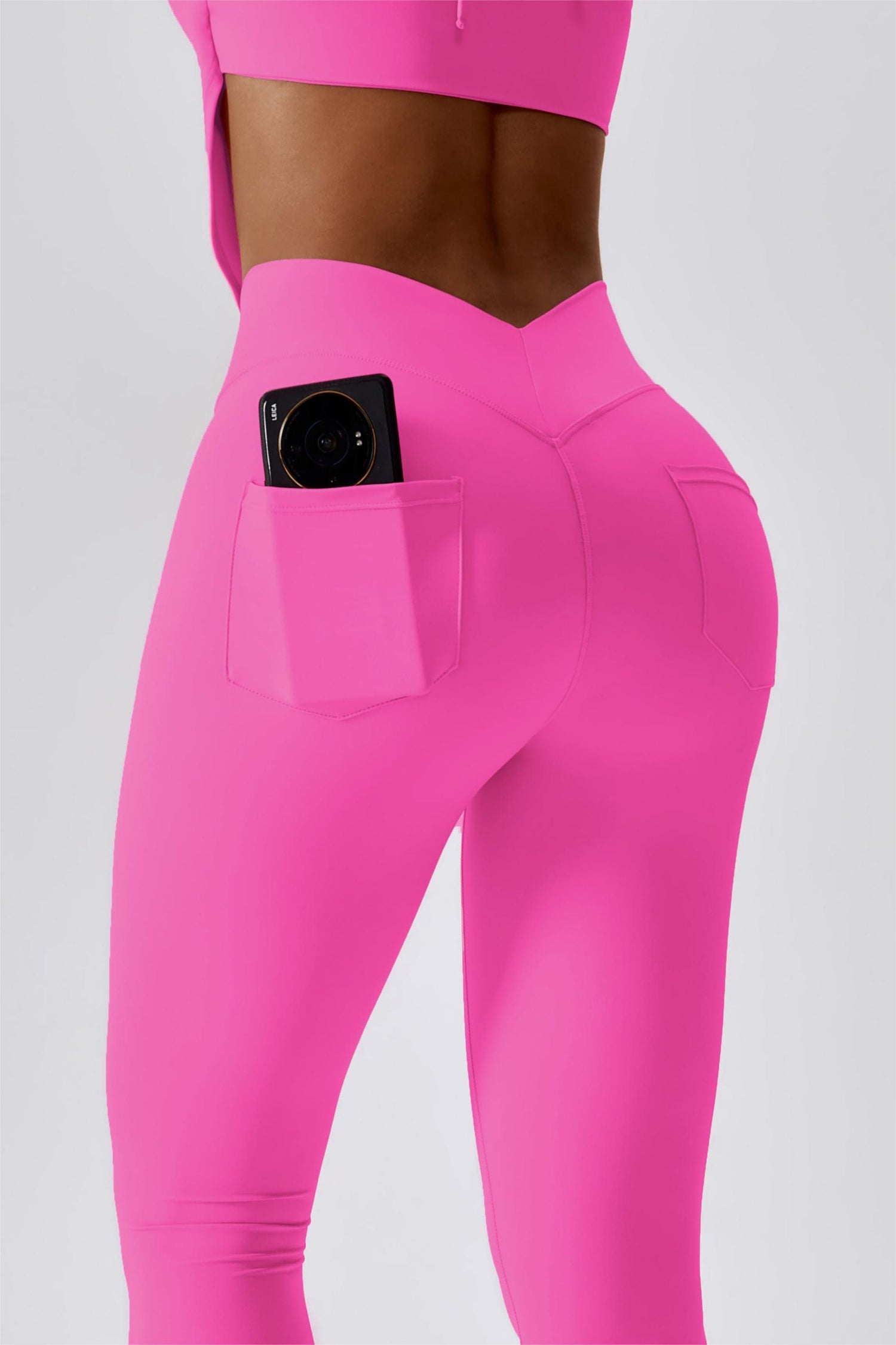 V-Waist Leggings with Pockets