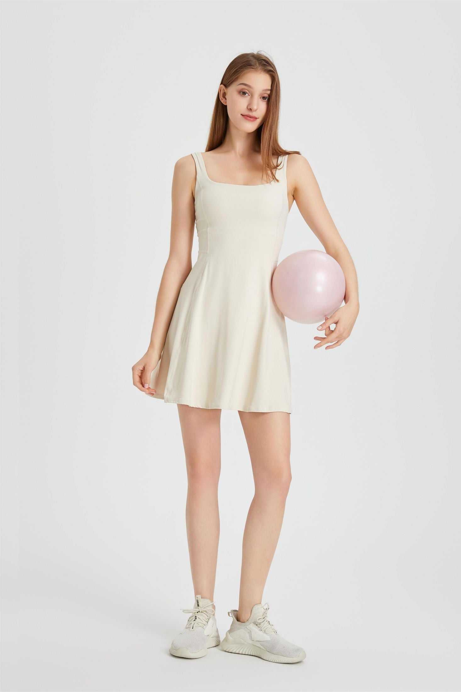 Tennis Dress with Built-in Liner Shorts - Stay Cool and Confident