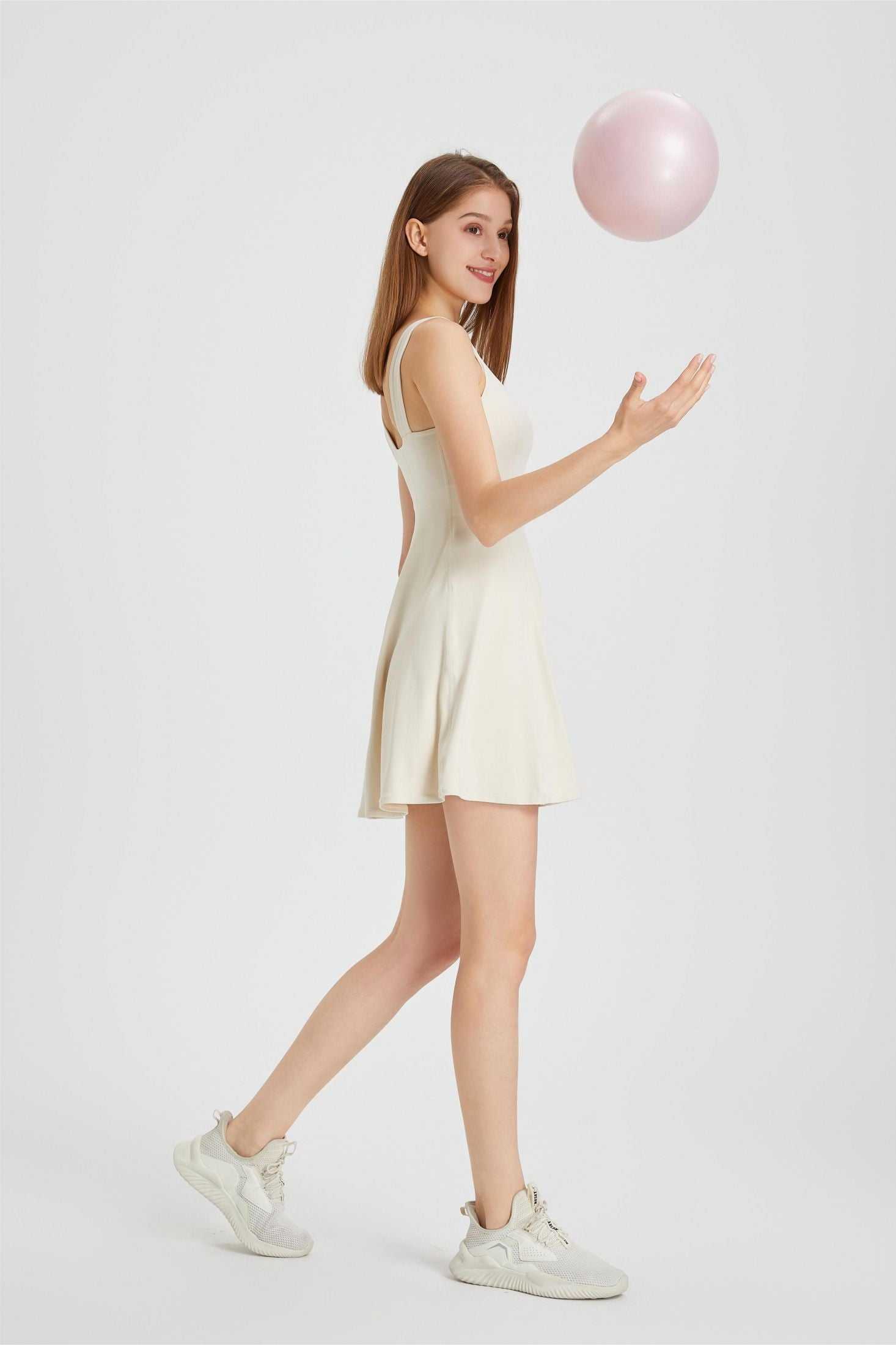 Tennis Dress with Built-in Liner Shorts - Stay Cool and Confident