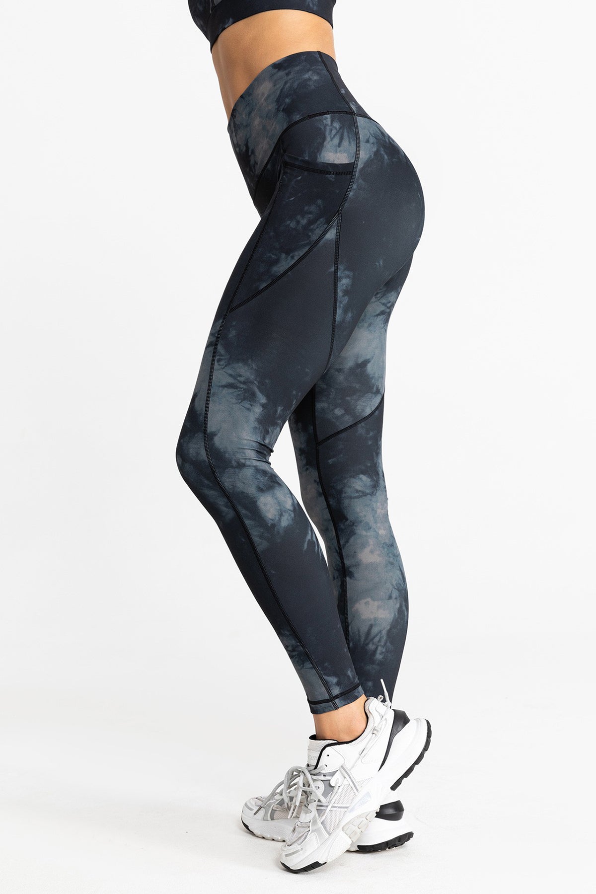 High Waisted Multi Sport Leggings with Pockets for Comfort