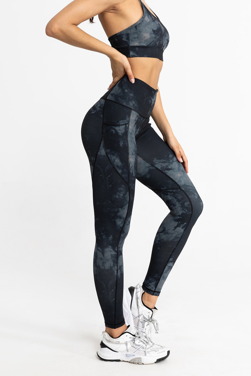 High Waisted Multi Sport Leggings with Pockets for Comfort