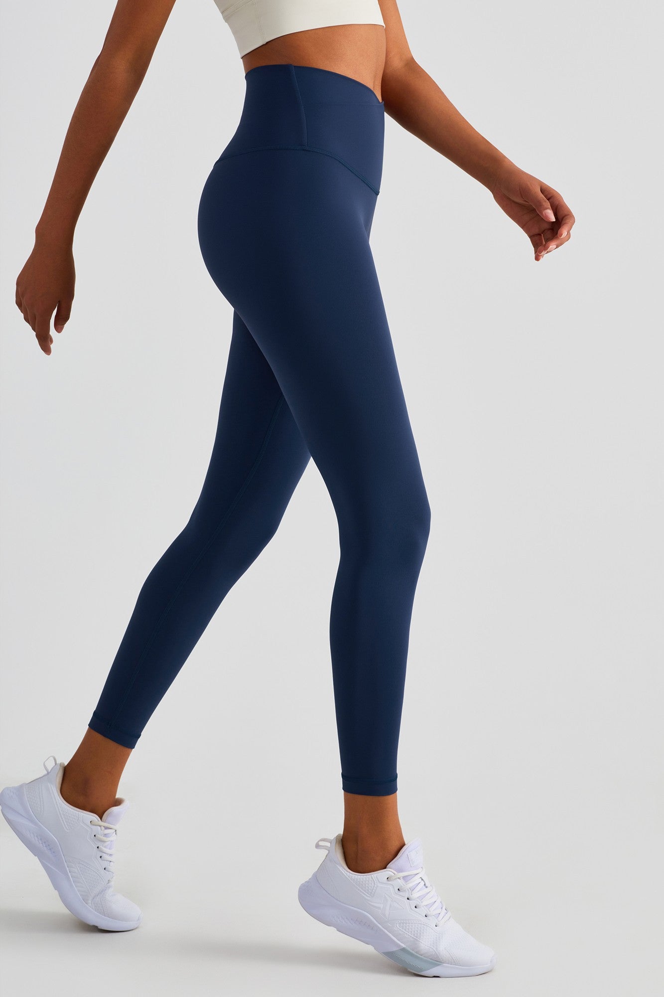 Crossover Waistband Leggings | Trendy &amp; Comfortable Yoga Pants