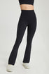 Cutout Cross Back Flare Legging - Trendy & Comfortable Activewear