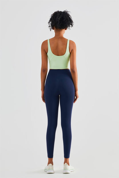 No Front Seam Leggings with Hidden Pocket