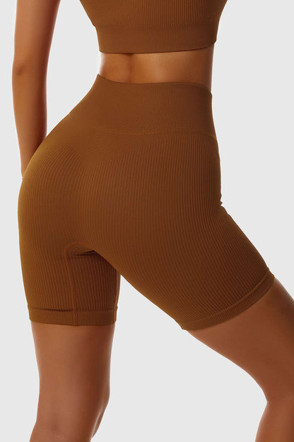 Ribbed Seamless Cycling Short - Comfortable &amp; Stylish Performance Wear