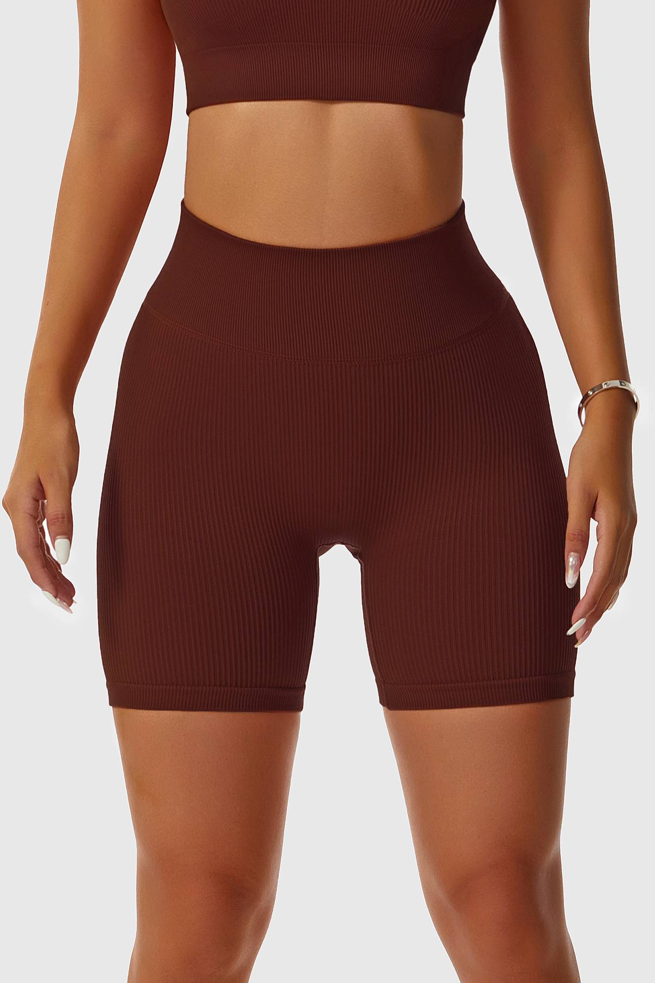 Ribbed Seamless Cycling Short - Comfortable &amp; Stylish Performance Wear