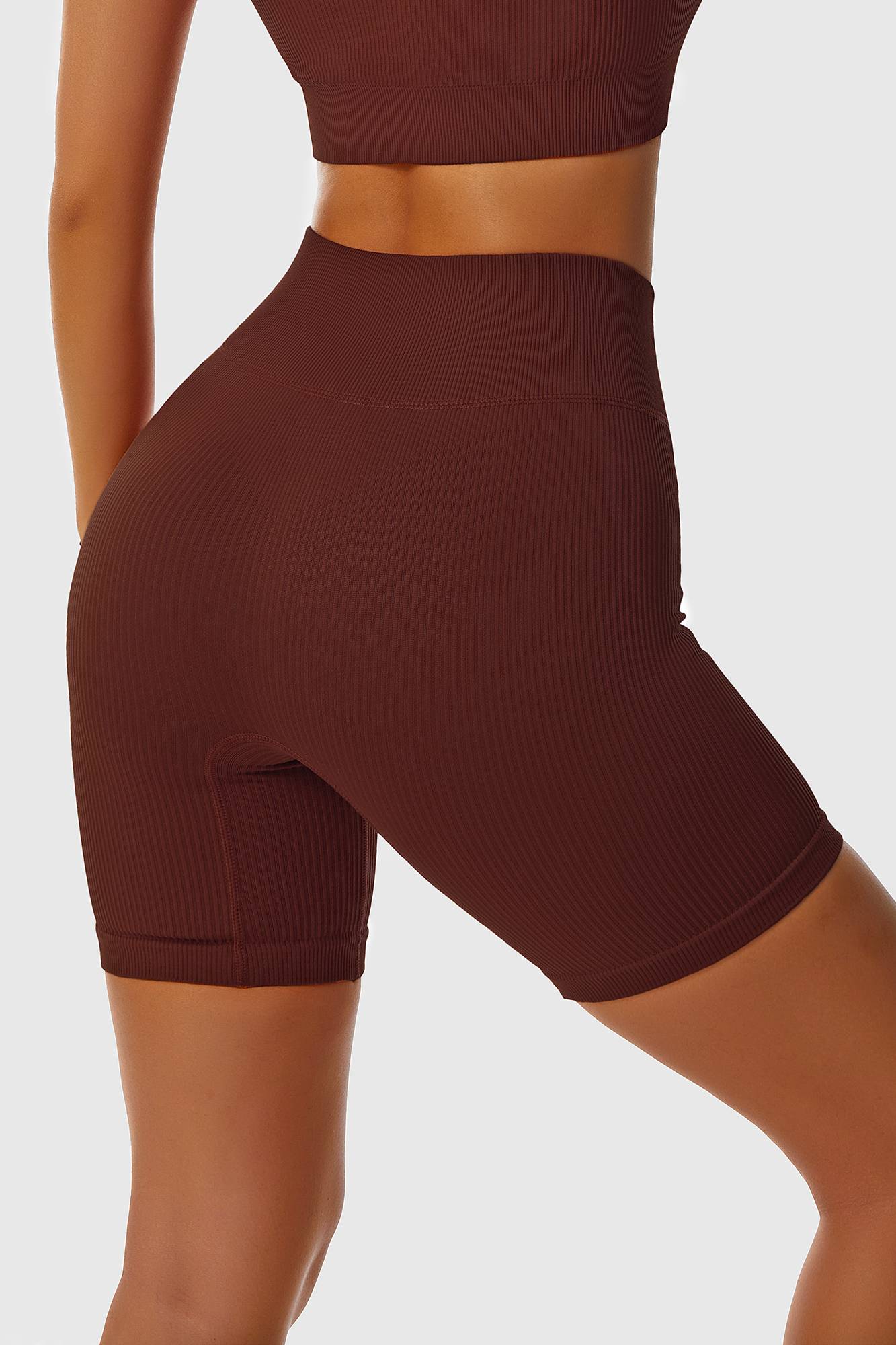 Ribbed Seamless Cycling Short - Comfortable &amp; Stylish Performance Wear