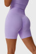 Ribbed Tie Front Cycling Shorts - Trendy and Comfortable for Your Ride