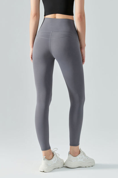 Fleece Lined No Front Seam Workout Leggings