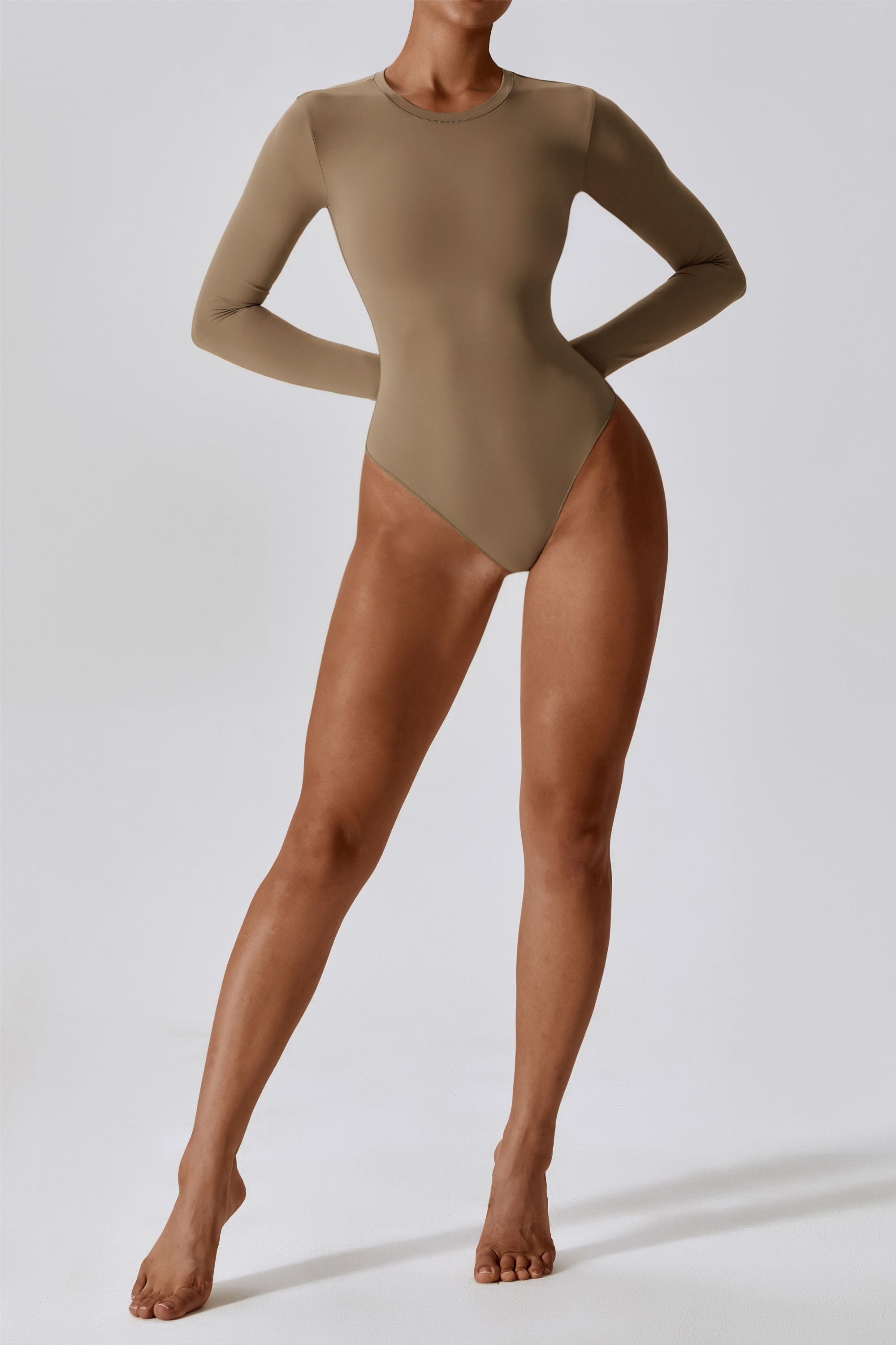 Long Sleeve Contour Bodysuit - Sleek, Comfortable, Versatile Shapewear