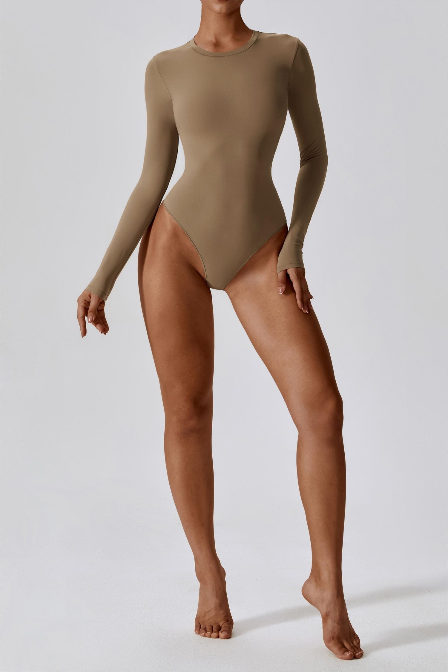 Long Sleeve Contour Bodysuit - Sleek, Comfortable, Versatile Shapewear