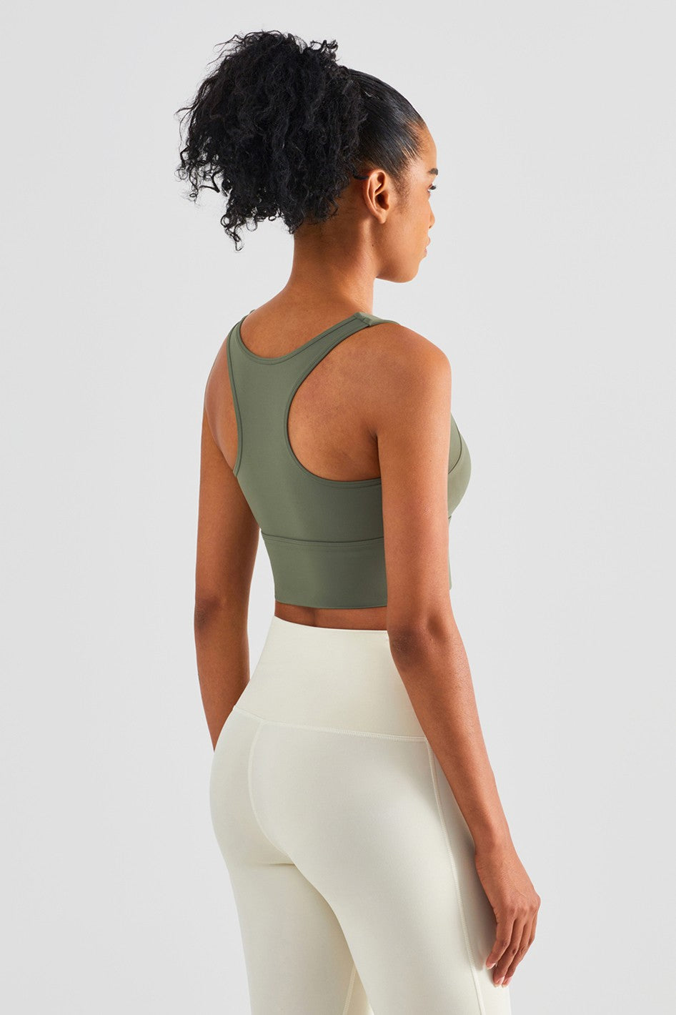 Longline Racerback Sports Bra | Supportive &amp; Comfortable Women&