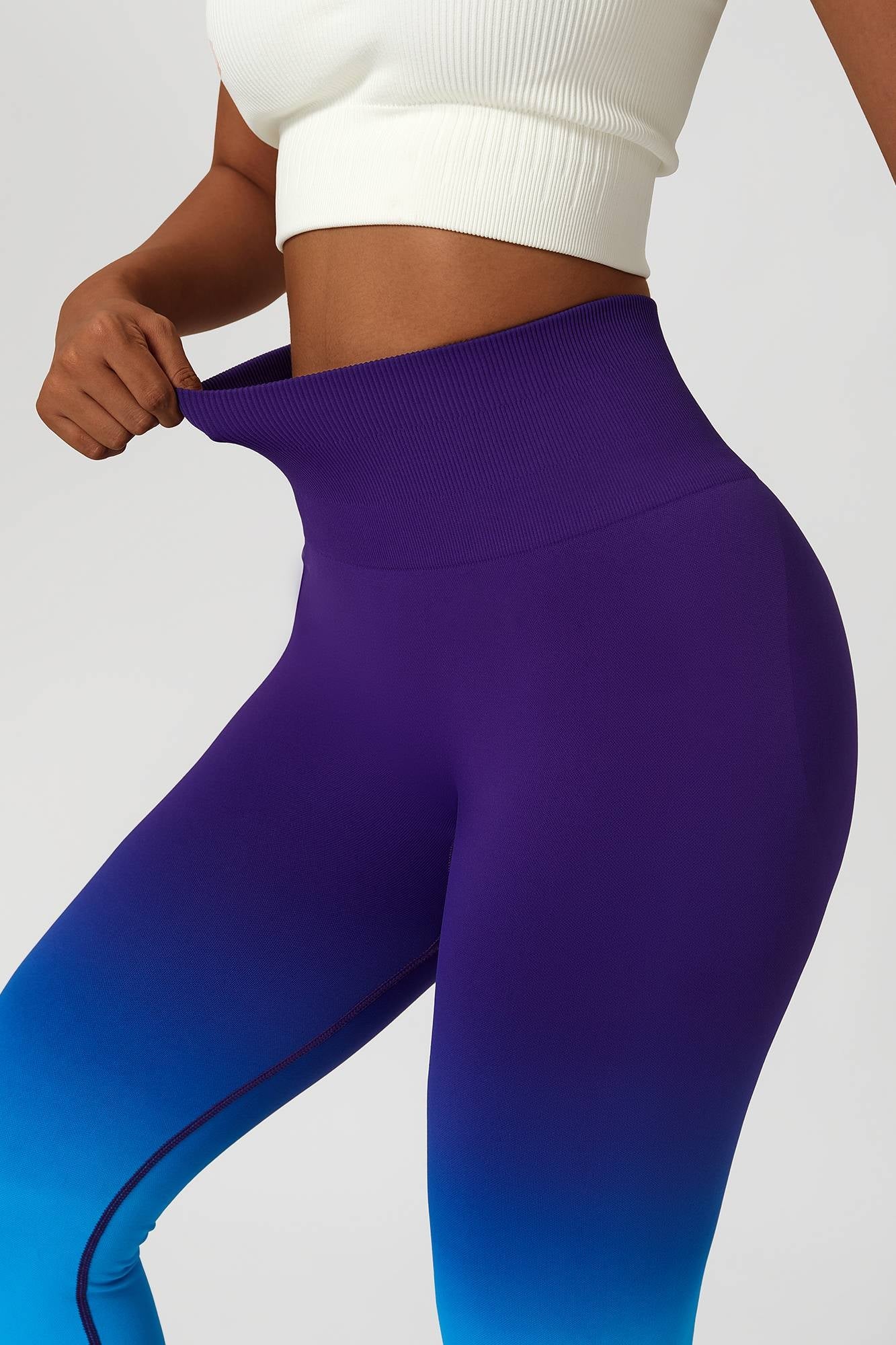 Ombre Seamless Scrunch Butt Leggings for Style and Comfort in Motion