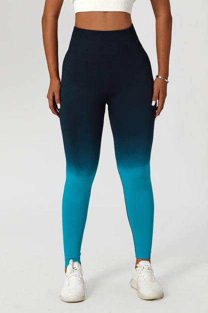 Ombre Seamless Scrunch Butt Leggings for Style and Comfort in Motion