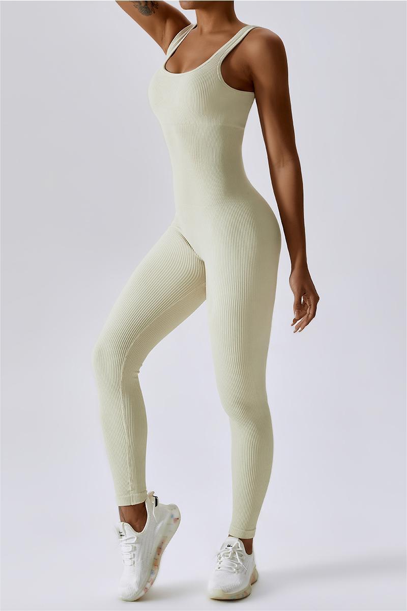 Sleeveless Sculpted Bodysuit - Comfort &amp; Style for Workouts