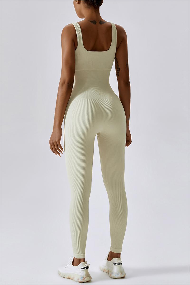 Sleeveless Sculpted Bodysuit - Comfort &amp; Style for Workouts