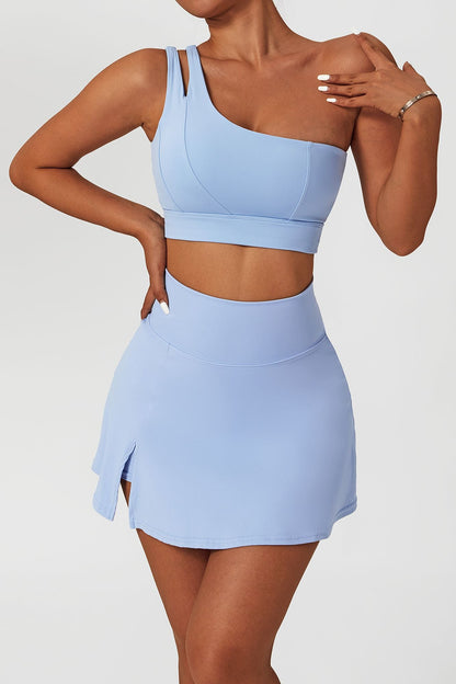 High Waist Side Split Tennis Skirt for Comfort and Style