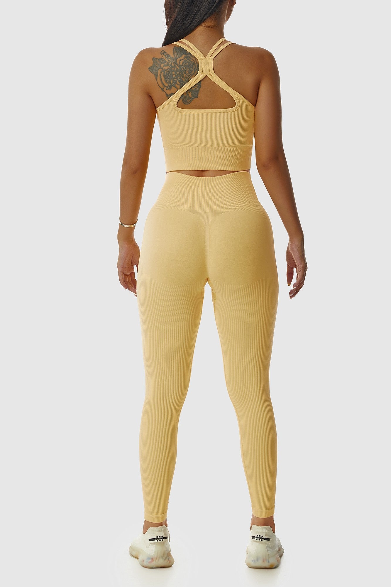 Seamless Workout Leggings with Tie Front | Stylish &amp; Comfortable Fit