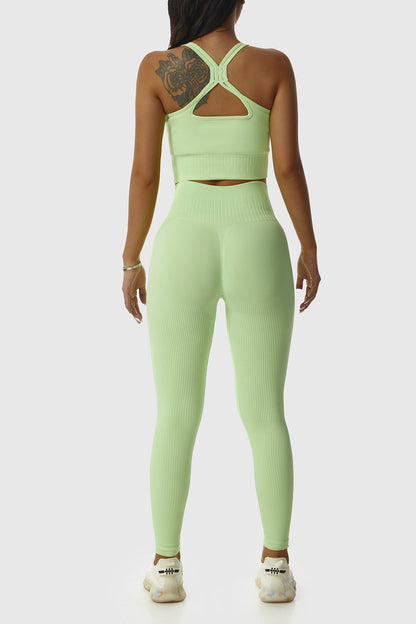 Seamless Workout Leggings with Tie Front | Stylish &amp; Comfortable Fit