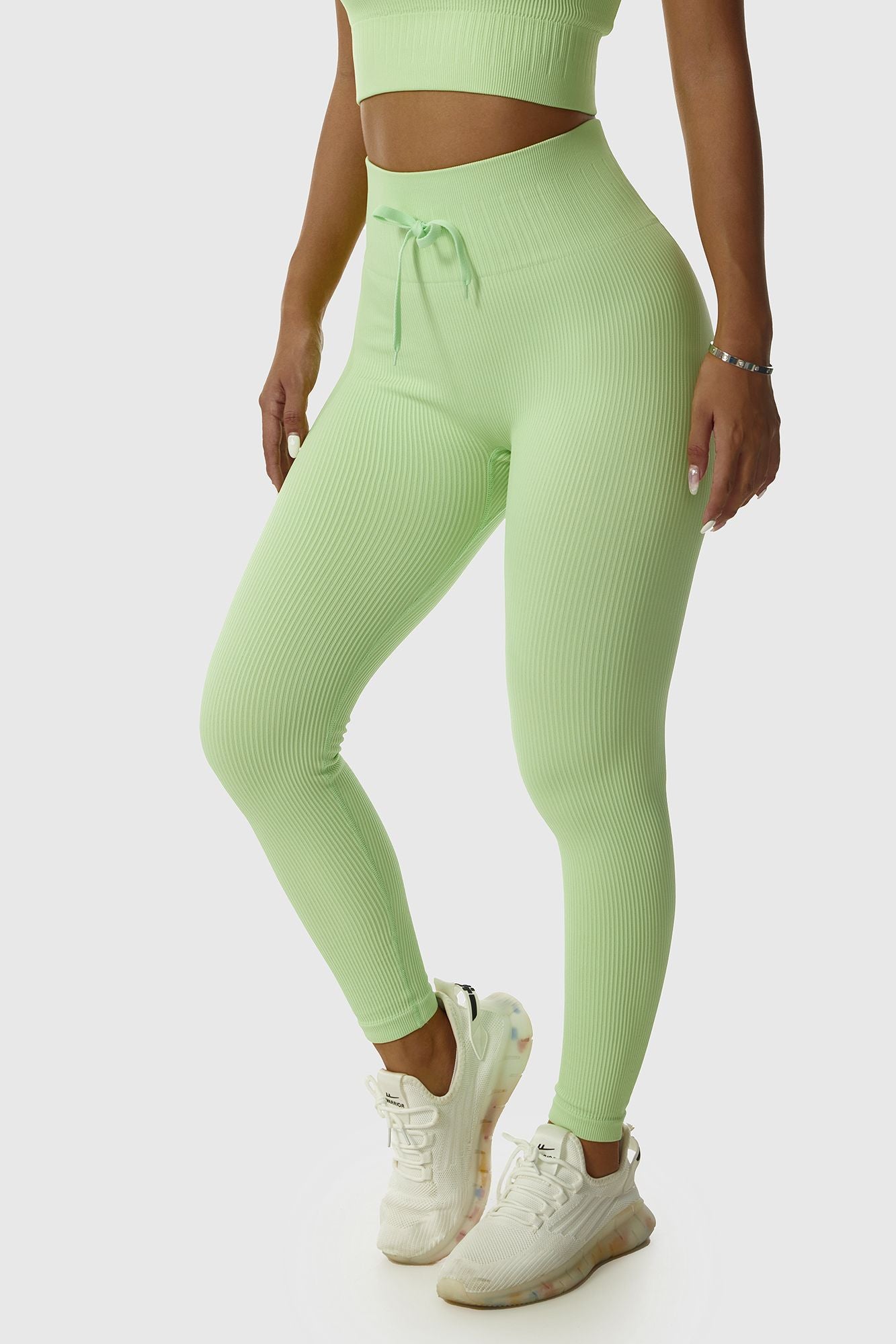 Seamless Workout Leggings with Tie Front | Stylish &amp; Comfortable Fit